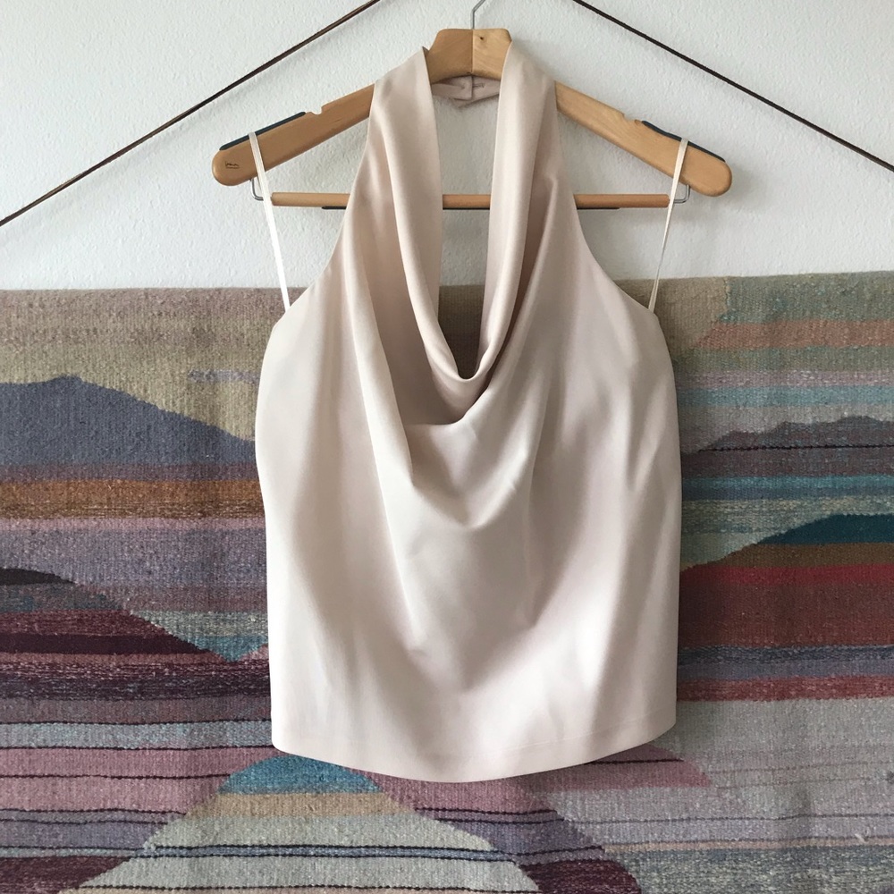 Gorgeous vintage drape neck halter by Bill Burns